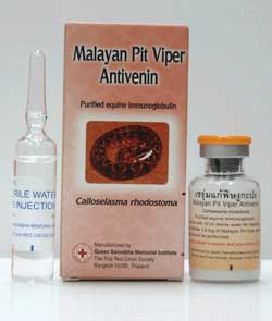 Malayan Pit Viper Antivenin on Buy-Snake-Wine.com